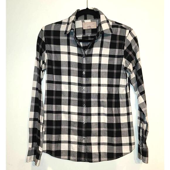Banana Republic soft wash plaid button down shirt - xs - Picture 1 of 3